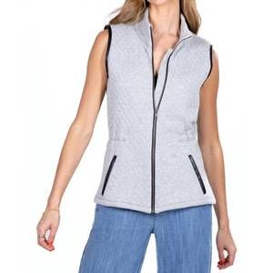 NEW FLYNN charlie vest in heather grey